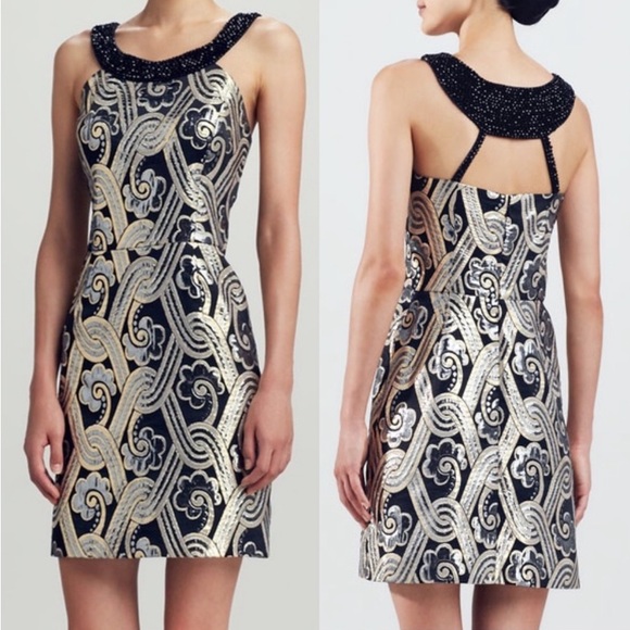 Lilly Pulitzer Dresses & Skirts - Lilly Pulitzer Sydney Tropic Metallic halter dress